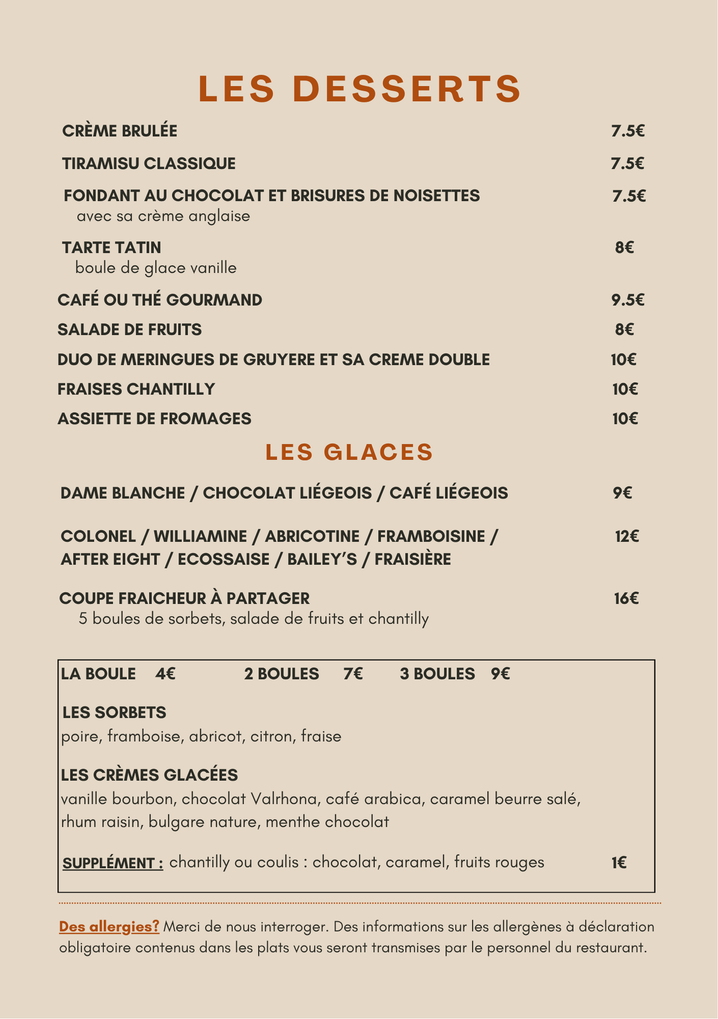 Menu page 5